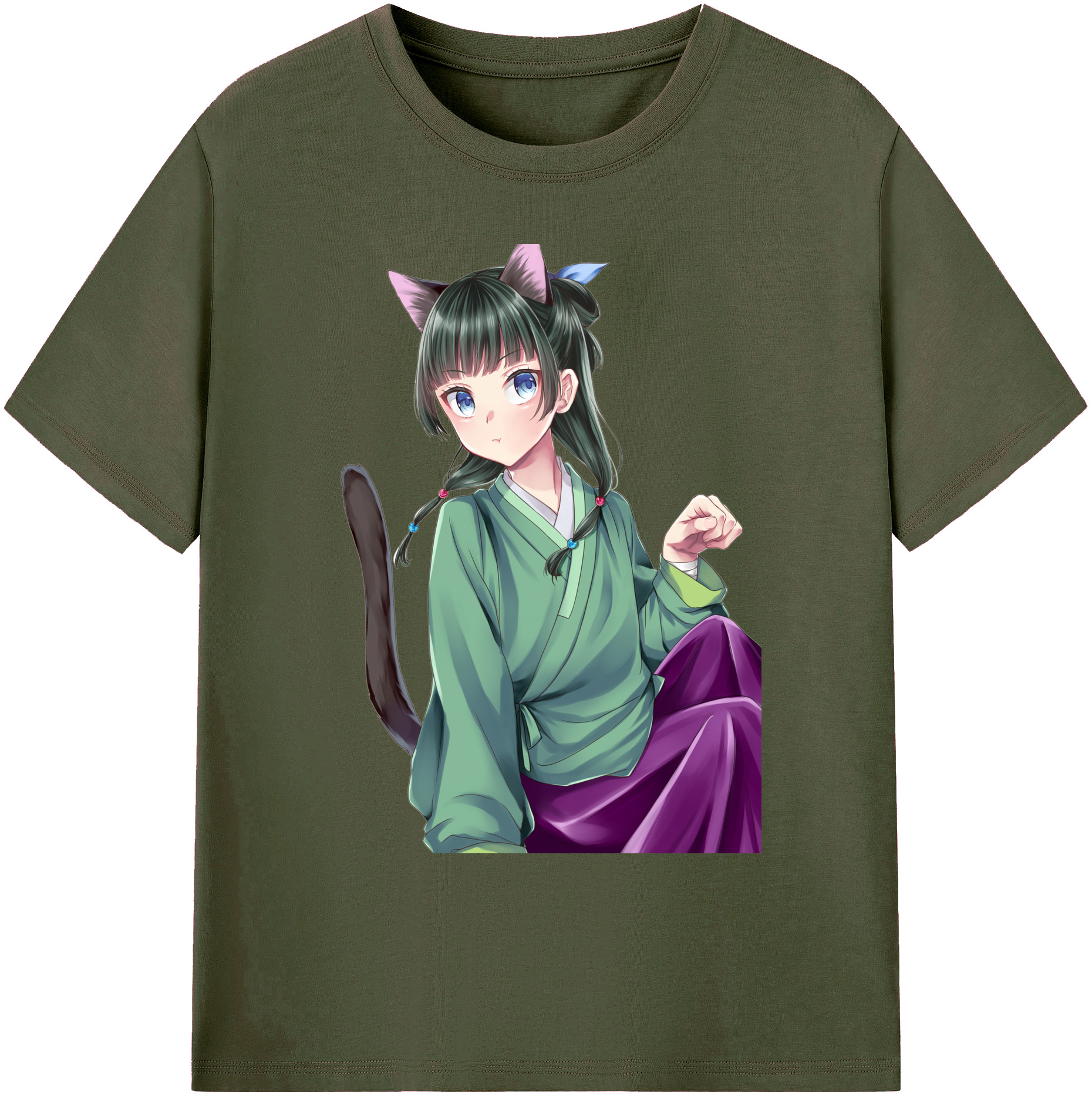 （画像用） 薬屋のひとりごと The Apothecary Diaries 綿100％ メンズ半袖Tシャツ｜肌触りやわらか＆通気性